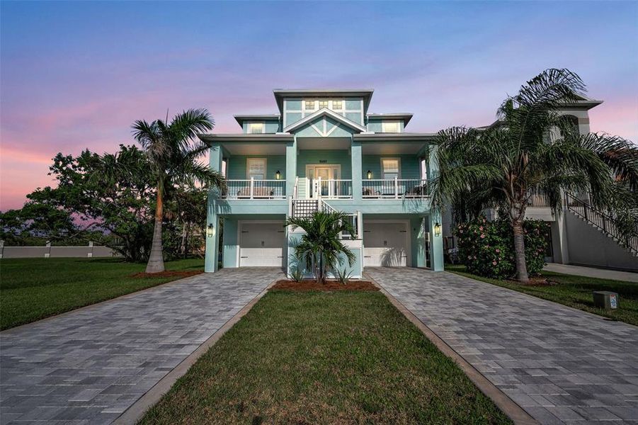 Front exterior of a new home in , New Port Richey, FL, highlighting curb appeal (Image 24). Front exterior of a new home in , New Port Richey, FL, highlighting curb appeal (Image 24).