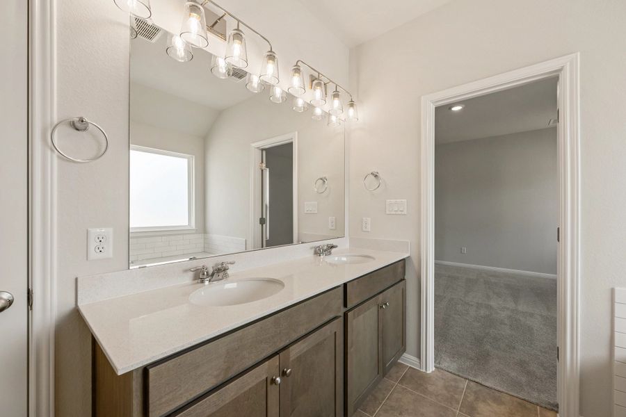 Furnished interior view inside a new home in The Cottages at La Cima, San Marcos (Image 19).