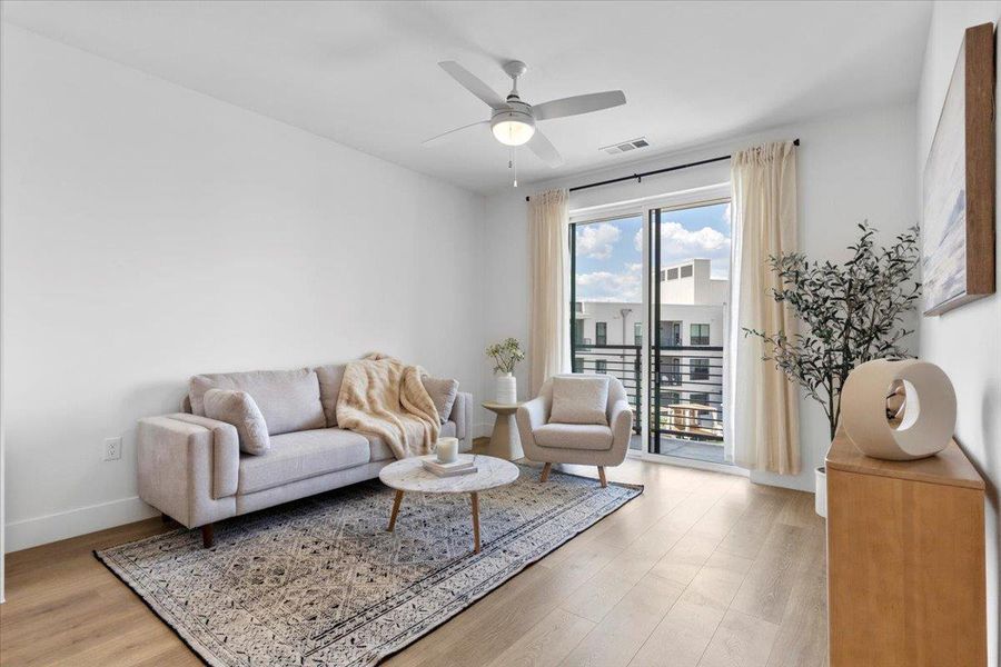 Furnished interior view inside a new home in , Austin (Image 18).