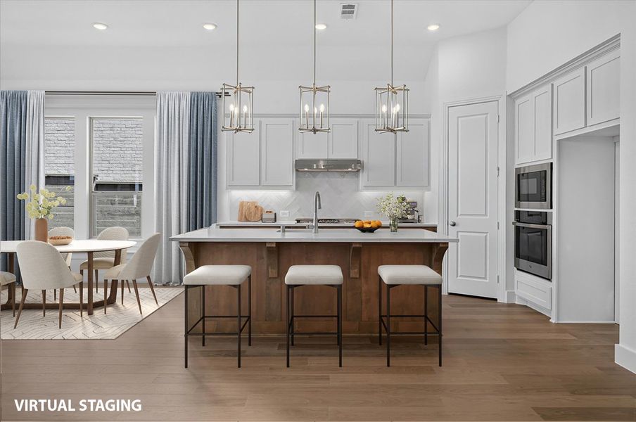 Furnished interior view inside a new home in Landmark, Denton (Image 5).