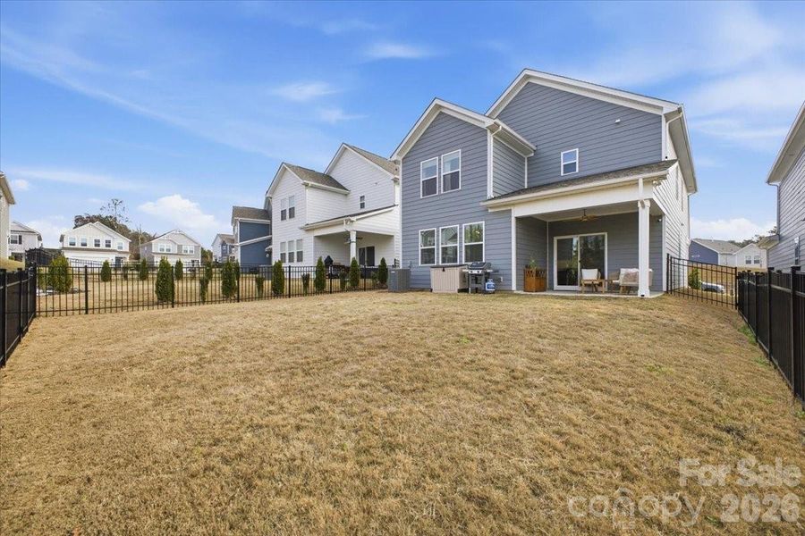 Exterior details and patio area of a home in , Charlotte (Image 21).
