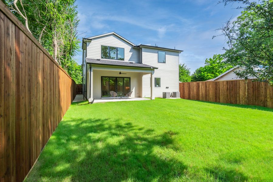 Exterior details and patio area of a home in , Dallas (Image 20). Exterior details and patio area of a home in , Dallas (Image 20).