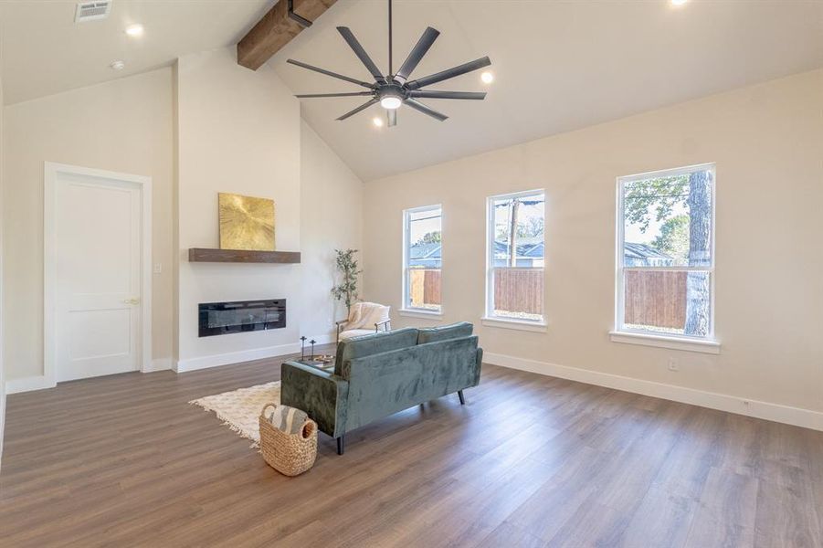 Furnished interior view inside a new home in , River Oaks (Image 10). Furnished interior view inside a new home in , River Oaks (Image 10).