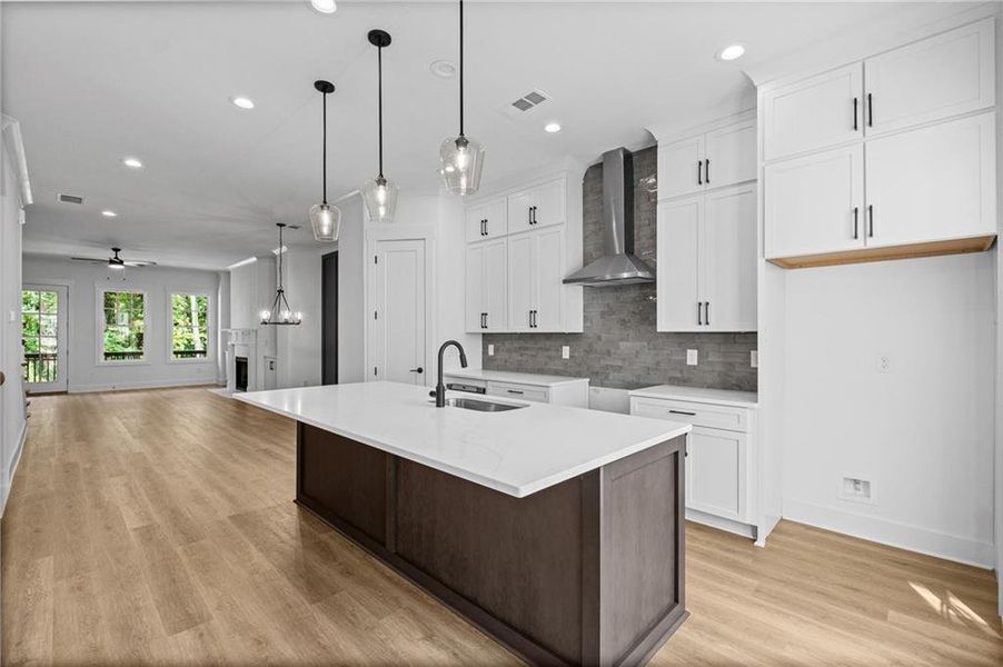 Furnished interior view inside a new home in , Kennesaw (Image 10).