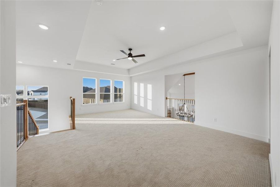 Spacious, unfurnished interior of a new home in Light Farms Graham/Reagan, Celina (Image 34). Spacious, unfurnished interior of a new home in Light Farms Graham/Reagan, Celina (Image 34).