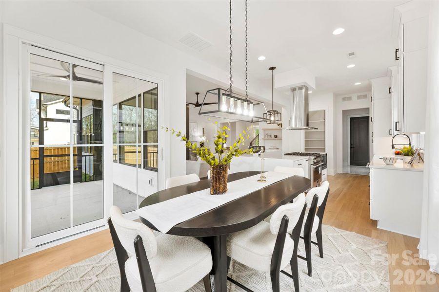 Furnished interior view inside a new home in , Charlotte (Image 5). Furnished interior view inside a new home in , Charlotte (Image 5).