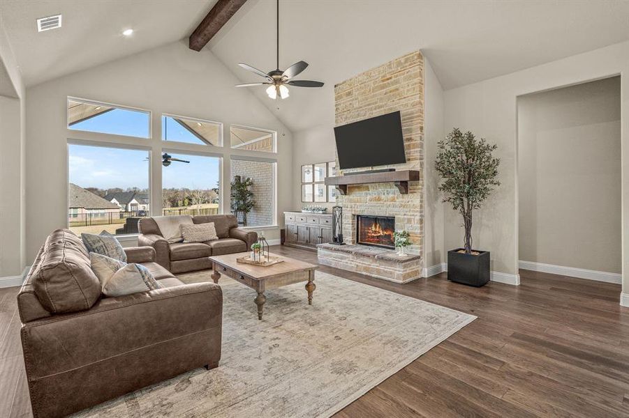 Furnished interior view inside a new home in The Meadows, Gunter (Image 21). Furnished interior view inside a new home in The Meadows, Gunter (Image 21).
