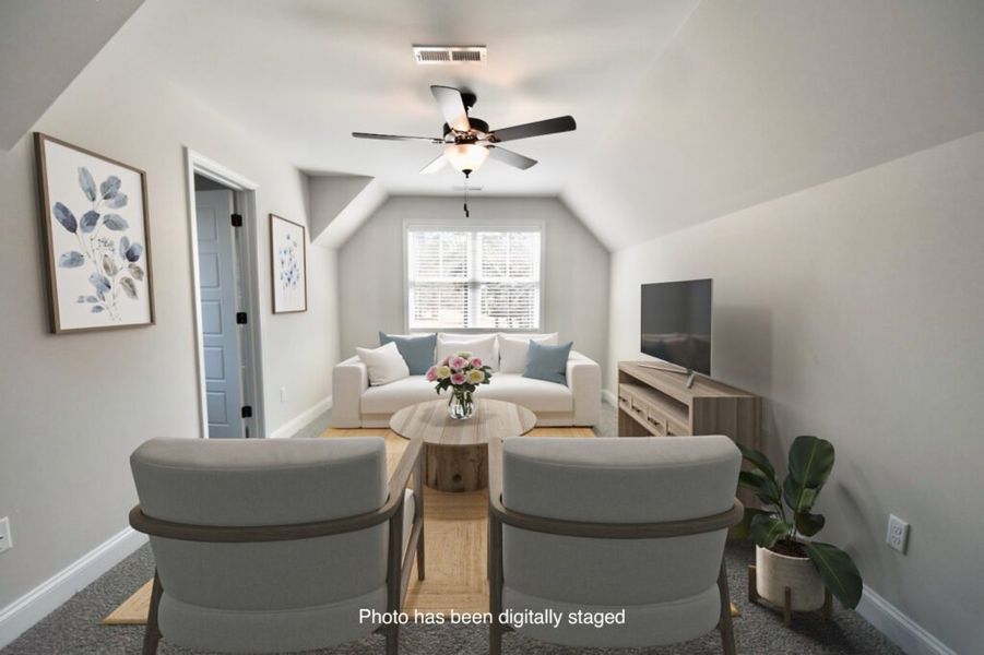 Furnished interior in a model home at Brierwood in Shallotte (Image 44).