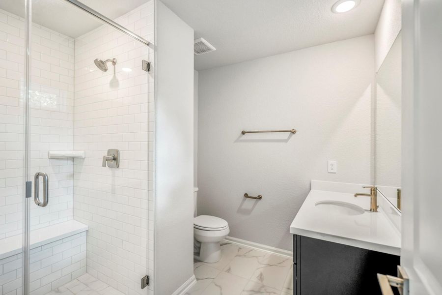 Furnished interior view inside a new home in Sienna 70' Lots, Missouri City (Image 16). Furnished interior view inside a new home in Sienna 70' Lots, Missouri City (Image 16).