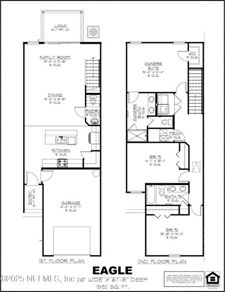 2D floor plan layout of this home in , St. Augustine, FL (Image 5).