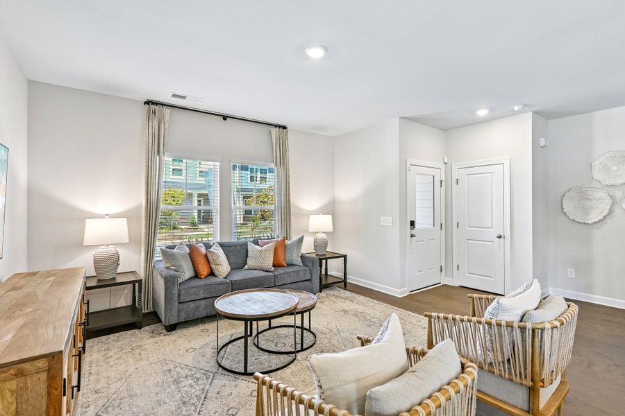 Furnished interior view inside a new home in Crossrail Station, Mooresville (Image 4).