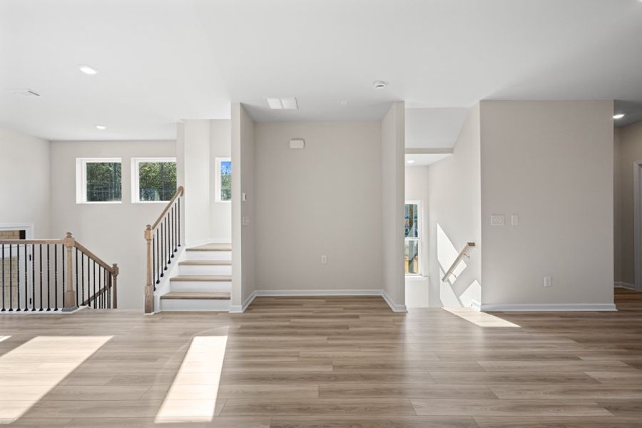 Representative unfurnished interior of a home built from the Collins by Taylor Morrison in Henson Square, Lawrenceville (Image 18).