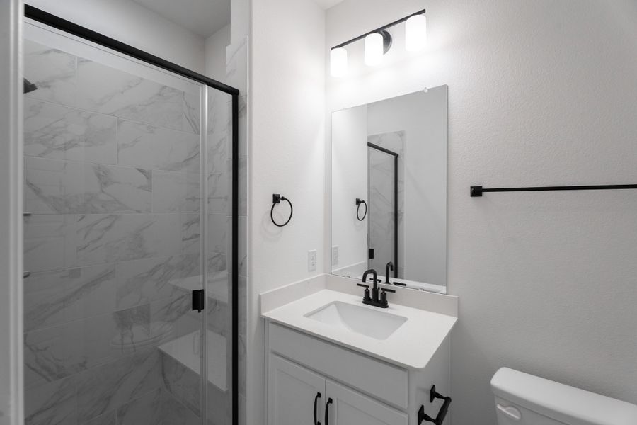 Furnished interior view inside a new home in Valencia on the Lake, Little Elm (Image 11).