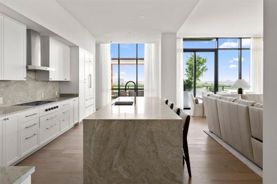 Furnished interior view inside a new home in , Atlanta (Image 8).