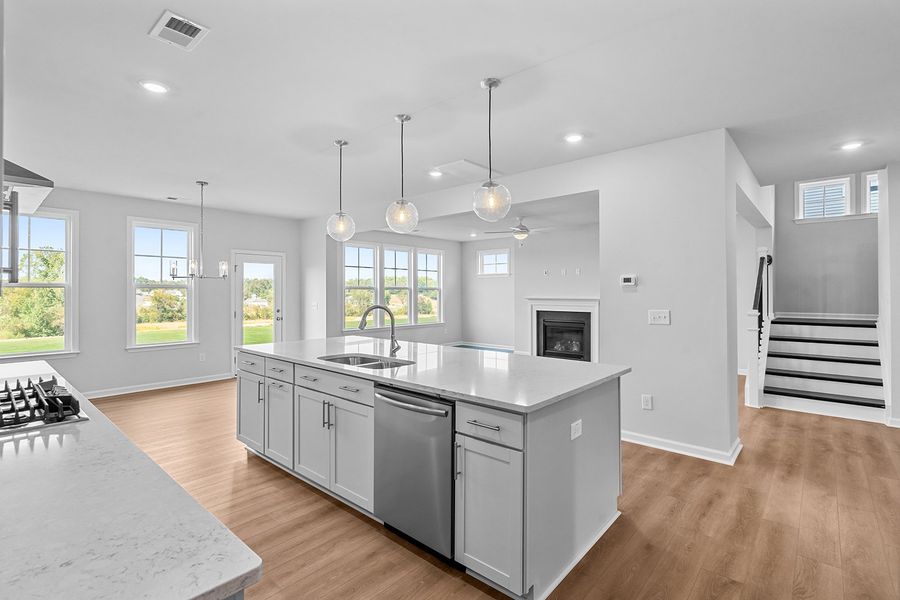Furnished interior view inside a new home in Fieldstone, Lexington (Image 16).