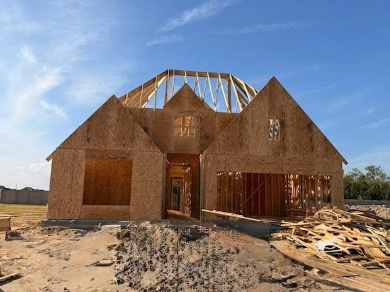 In-progress construction of a new home in Legacy, League City, TX (Image 4). In-progress construction of a new home in Legacy, League City, TX (Image 4).