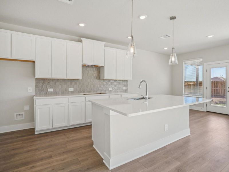Furnished interior view inside a new home in Fox Falls, Boerne (Image 7). Furnished interior view inside a new home in Fox Falls, Boerne (Image 7).