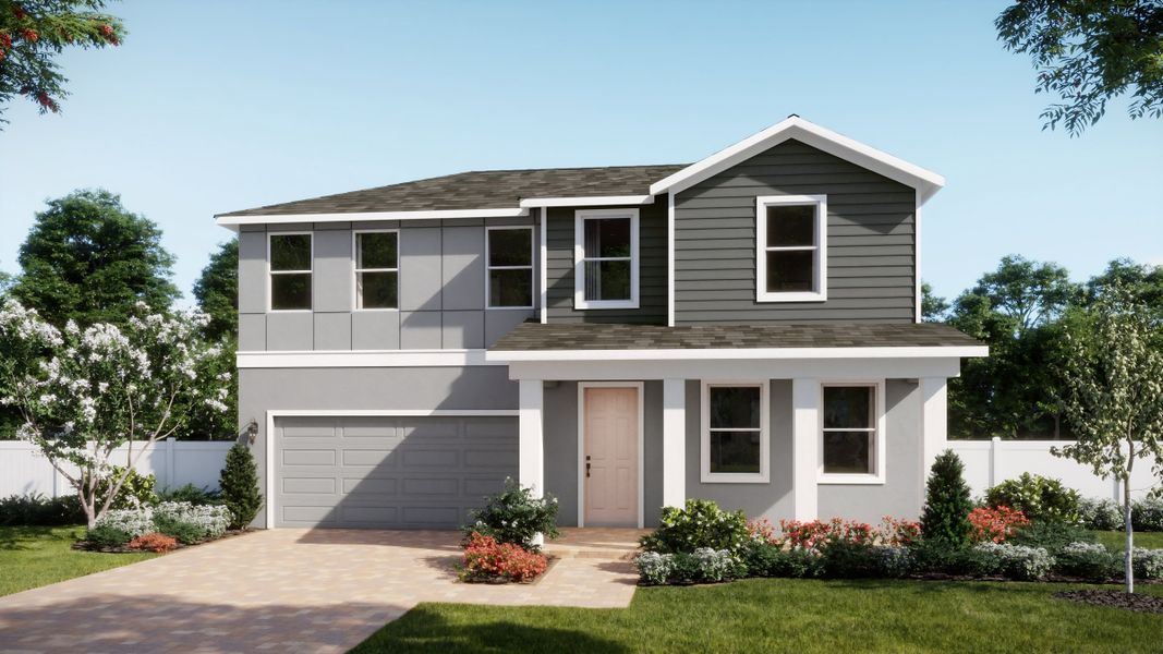 Representative exterior photo of a completed home built from the Acacia by Risewell Homes in Oakview, Apopka, FL (Image 12).