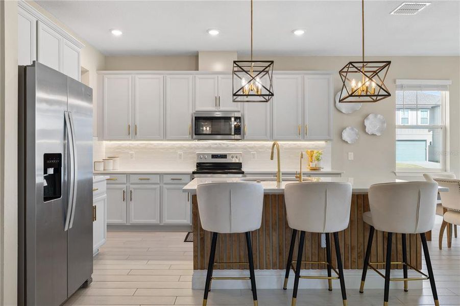 Furnished interior view inside a new home in , Minneola (Image 11).