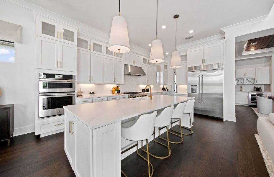 Representative furnished interior of a home built from the Sanibel by DiVosta in Orchid Isles, Palm Beach Gardens (Image 16).