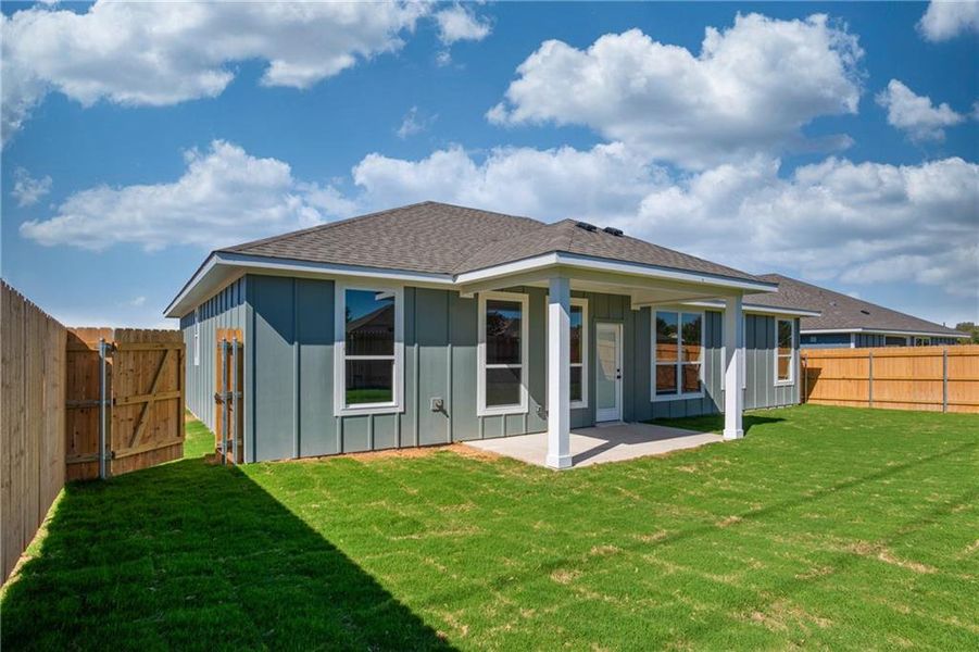 Front exterior of a new home in , Temple, TX, highlighting curb appeal (Image 18).