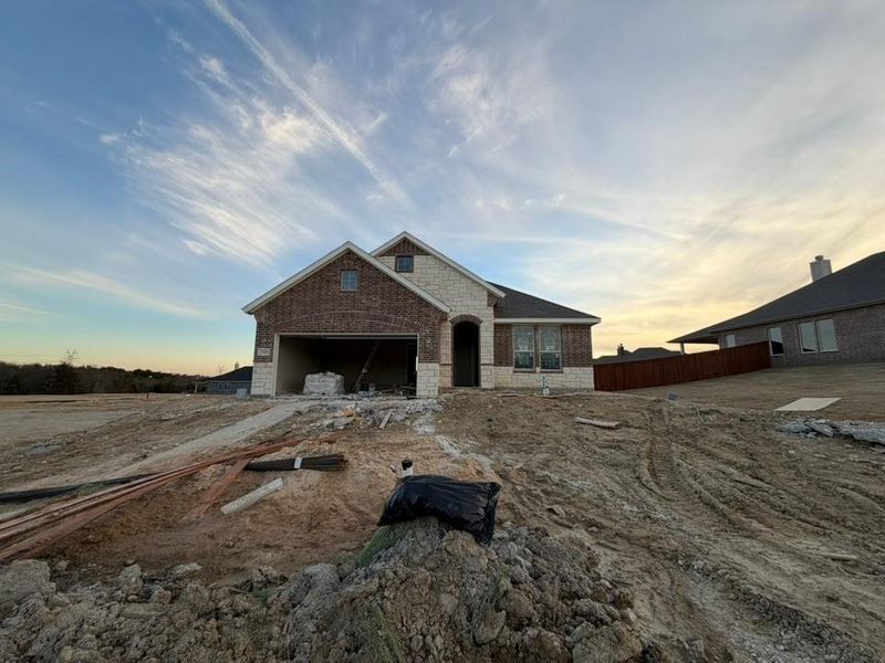 In-progress construction of a new home in Waterford Park, Weatherford, TX (Image 4). In-progress construction of a new home in Waterford Park, Weatherford, TX (Image 4).