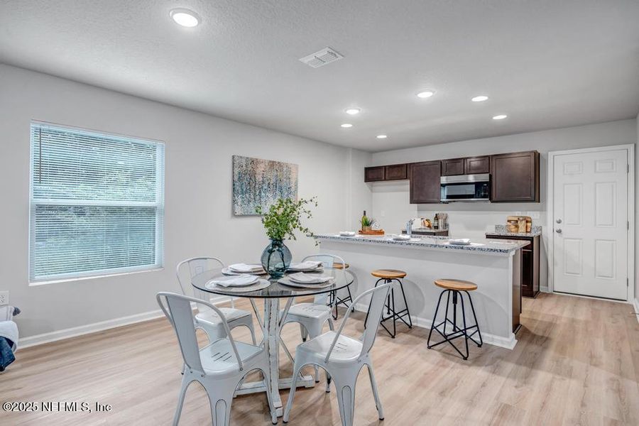 Furnished interior view inside a new home in , Jacksonville (Image 15).