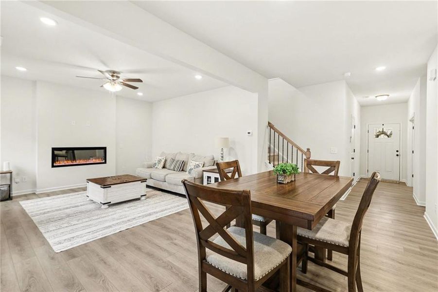 Furnished interior view inside a new home in Morgan Landing, Carrollton (Image 15).