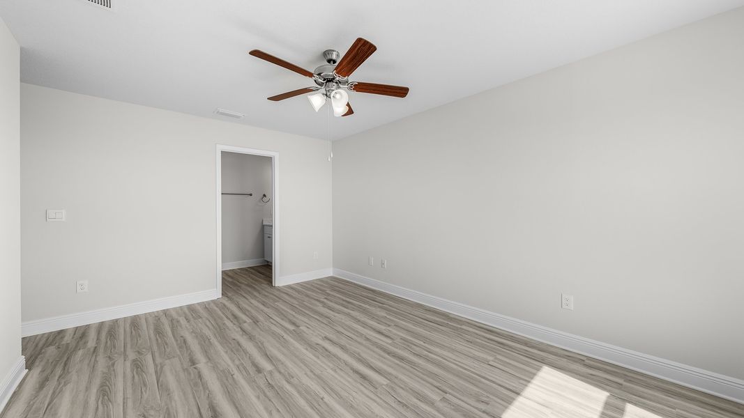 Spacious, unfurnished interior of a new home in WindMark Beach, Port Saint Joe (Image 25). Spacious, unfurnished interior of a new home in WindMark Beach, Port Saint Joe (Image 25).