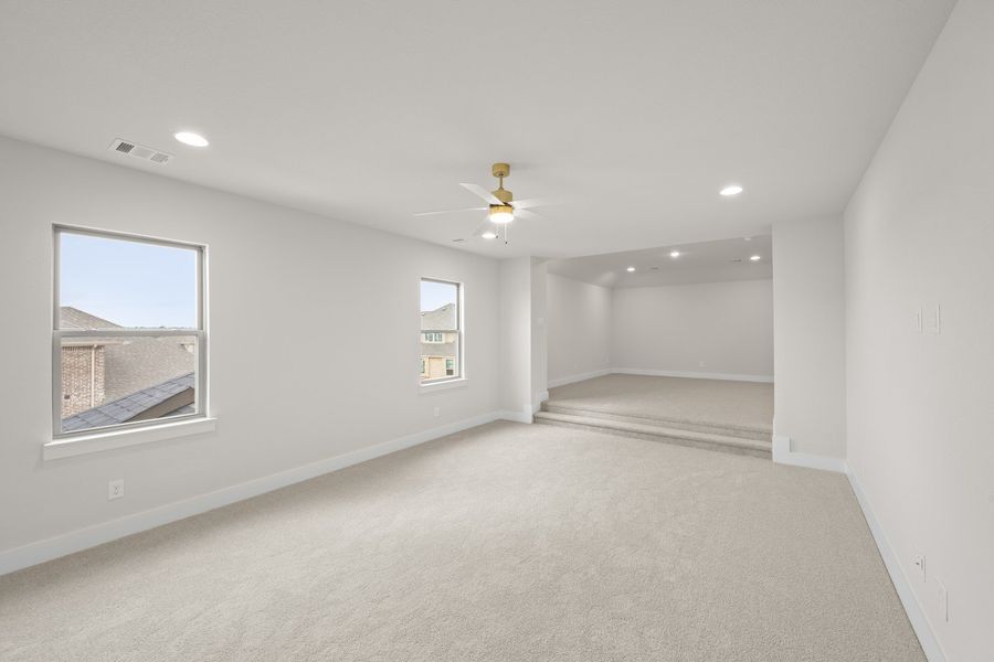 Spacious, unfurnished interior of a new home in Hayes Crossing, Midlothian (Image 25). Spacious, unfurnished interior of a new home in Hayes Crossing, Midlothian (Image 25).