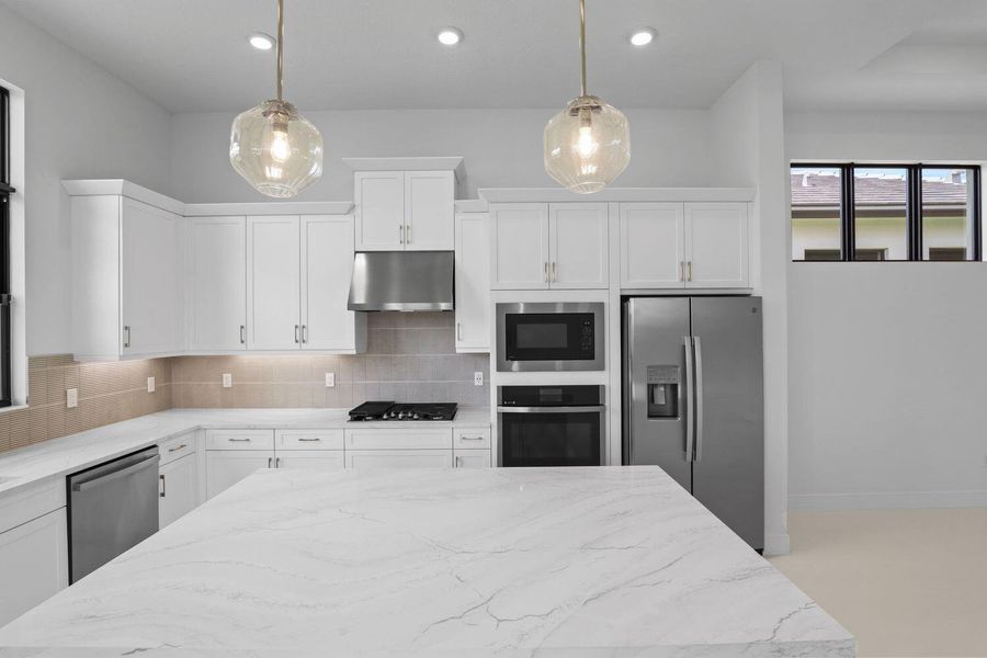 Furnished interior view inside a new home in Cresswind Palm Beach at Westlake, Westlake (Image 19).