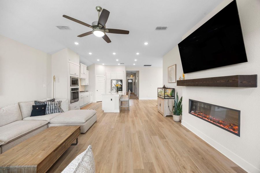 Furnished interior view inside a new home in , Fulshear (Image 6).