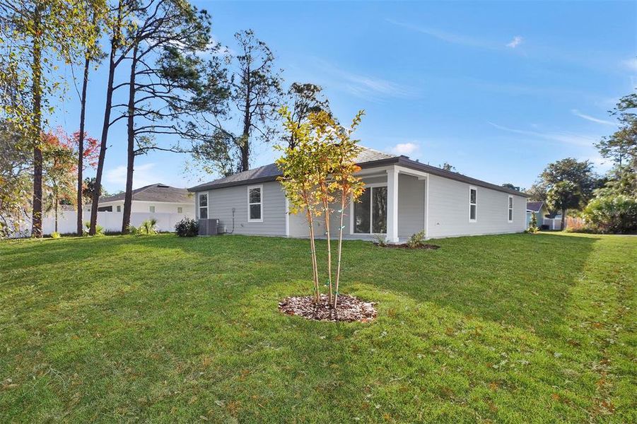 Exterior details and patio area of a home in Palm Coast, Palm Coast (Image 3).