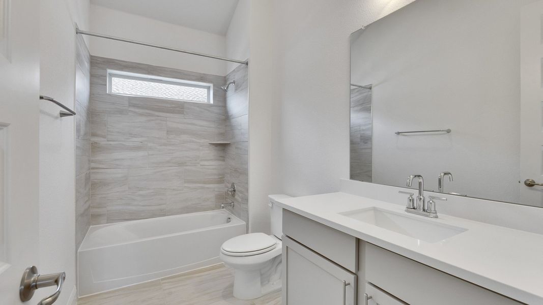 Furnished interior view inside a new home in Preserve at Lakeside Meadows, Pflugerville (Image 24).