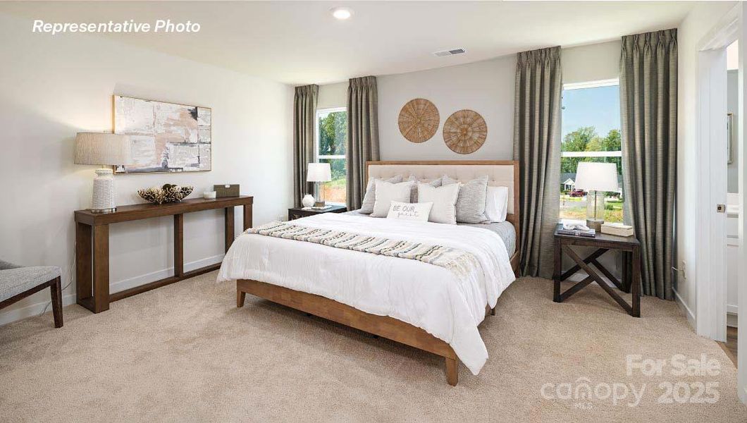Furnished interior view inside a new home in Sonoma Hills, Charlotte (Image 2).