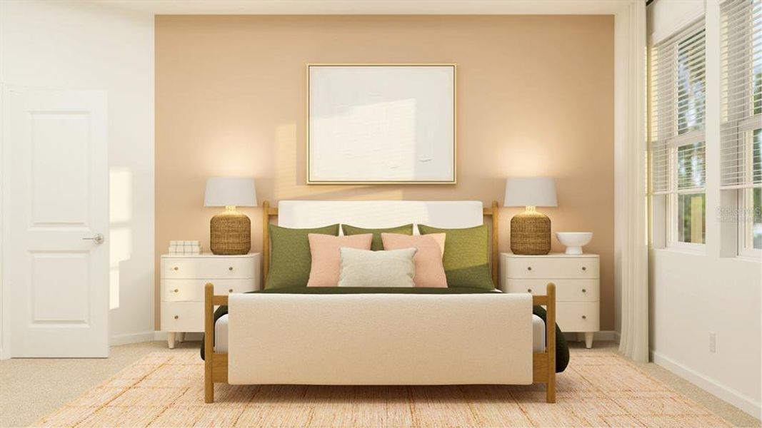 Furnished interior view inside a new home in Meadow Pointe, Groveland (Image 18).