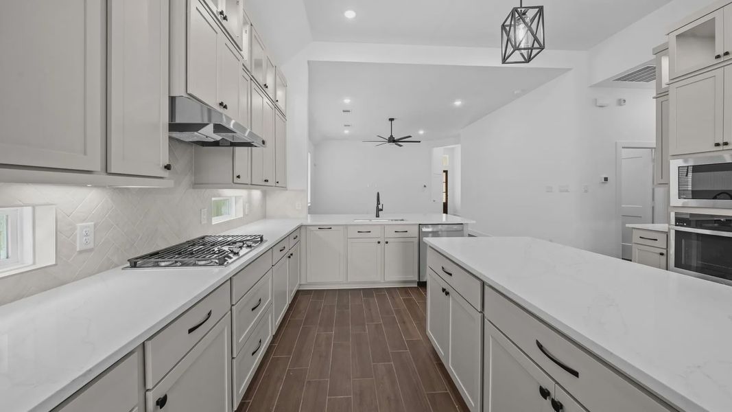 Furnished interior view inside a new home in Attwater 55s, Waller (Image 9).