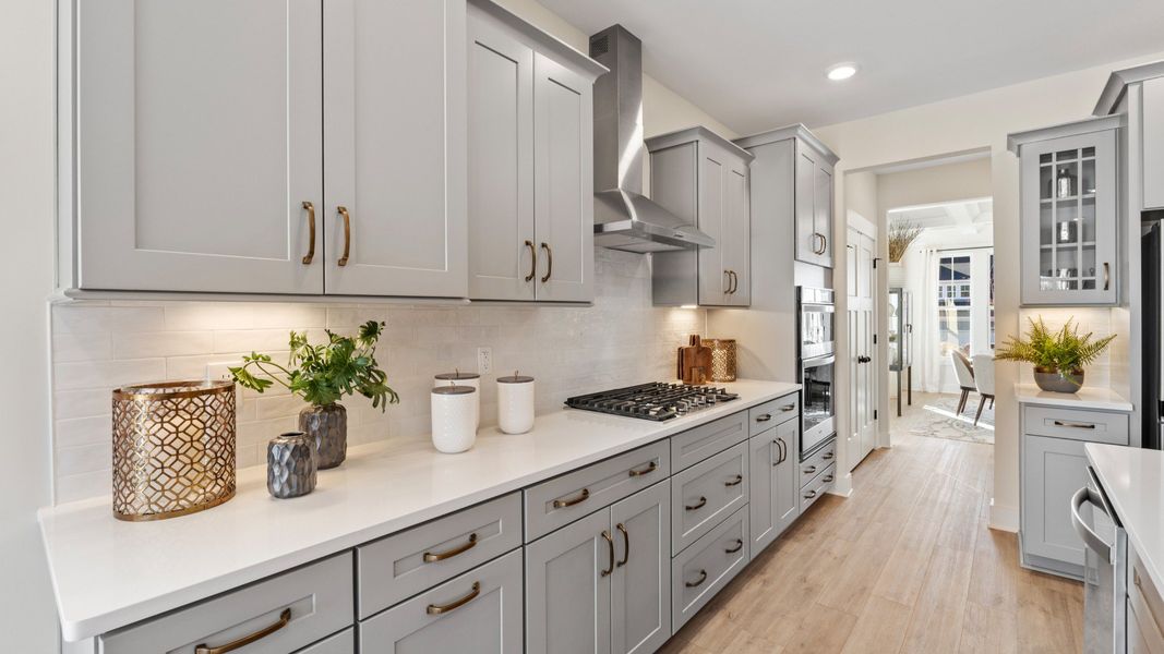 Representative furnished interior of a home built from the Middleton by DRB Homes in Pelham Crossing, Greenville (Image 14).