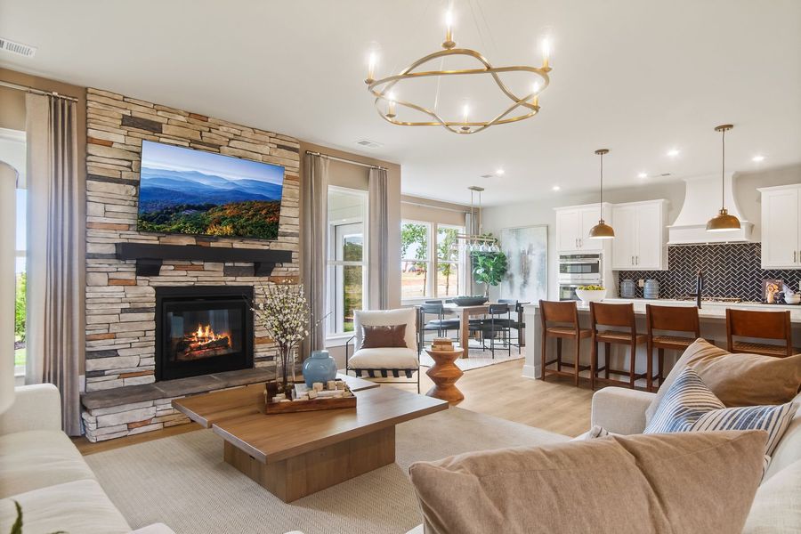 Furnished interior view inside a new home in Parkers Summit, Greer (Image 4).