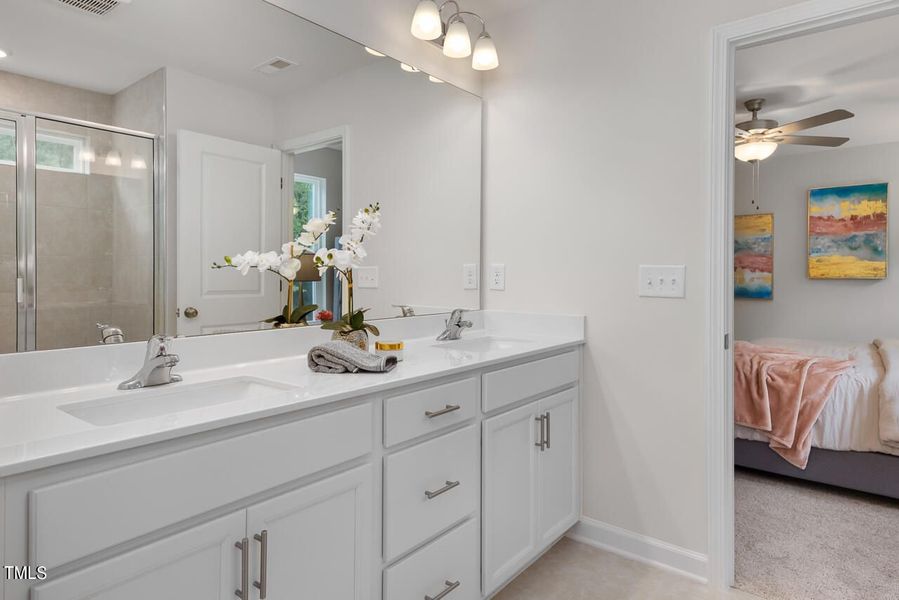 Furnished interior view inside a new home in Gregory Village, Lillington (Image 81).
