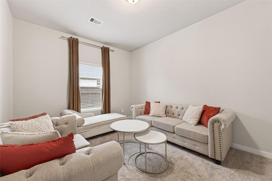 Furnished interior view inside a new home in Arabella on the Prairie, Richmond (Image 9).