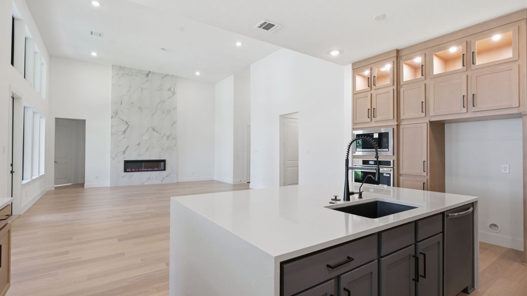 Furnished interior view inside a new home in Friendswood Trails 70' Homesites, Friendswood (Image 8).