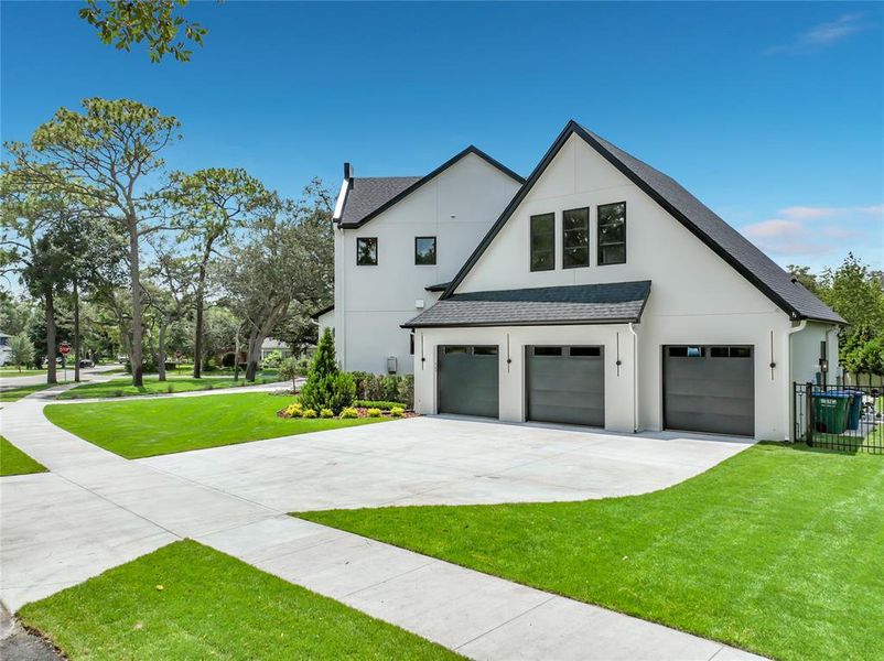 Front exterior of a new home in , Winter Park, FL, highlighting curb appeal (Image 2). Front exterior of a new home in , Winter Park, FL, highlighting curb appeal (Image 2).