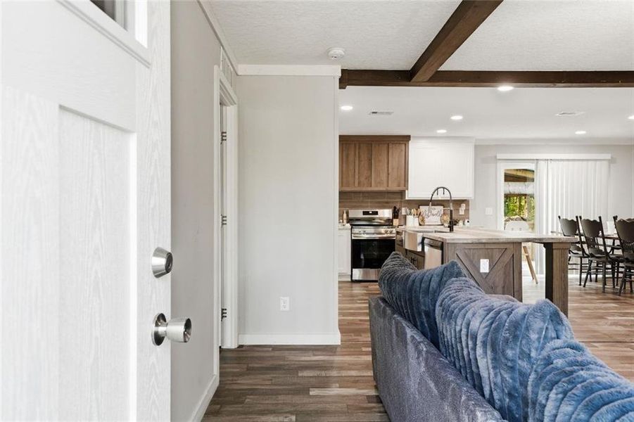 Furnished interior view inside a new home in , Talking Rock (Image 12).