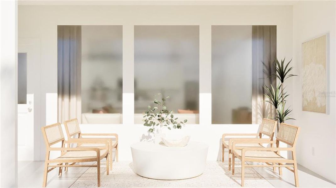 Furnished interior view inside a new home in , Kissimmee (Image 12).