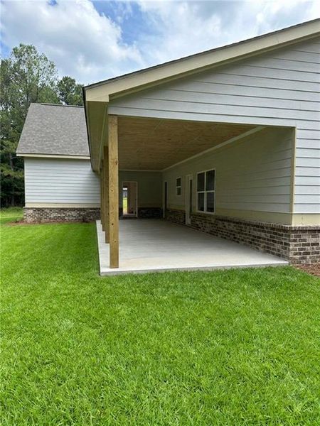 Exterior details and patio area of a home in , Monroe (Image 4). Exterior details and patio area of a home in , Monroe (Image 4).