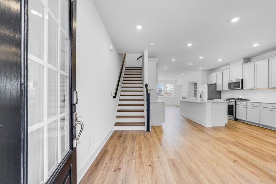 Furnished interior view inside a new home in Towns at Creekside, Doraville (Image 4).