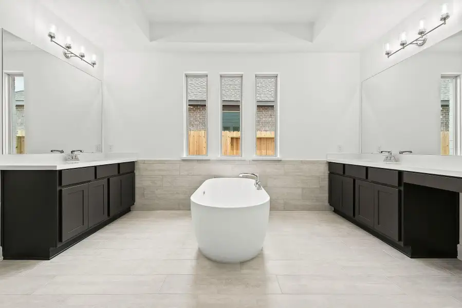Furnished interior view inside a new home in Lariat, Liberty Hill (Image 10).