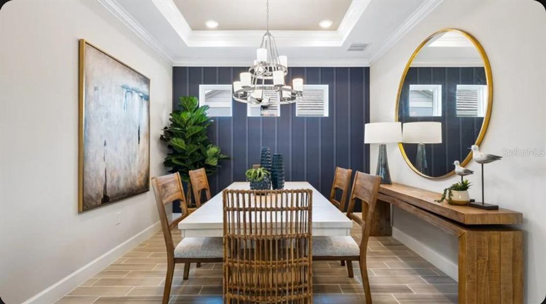 Furnished interior view inside a new home in Esplanade at Wiregrass Ranch, Wesley Chapel (Image 17).