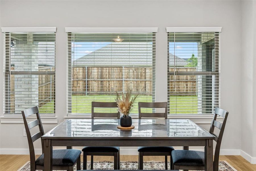 Furnished interior view inside a new home in LakePointe, Lavon (Image 14).